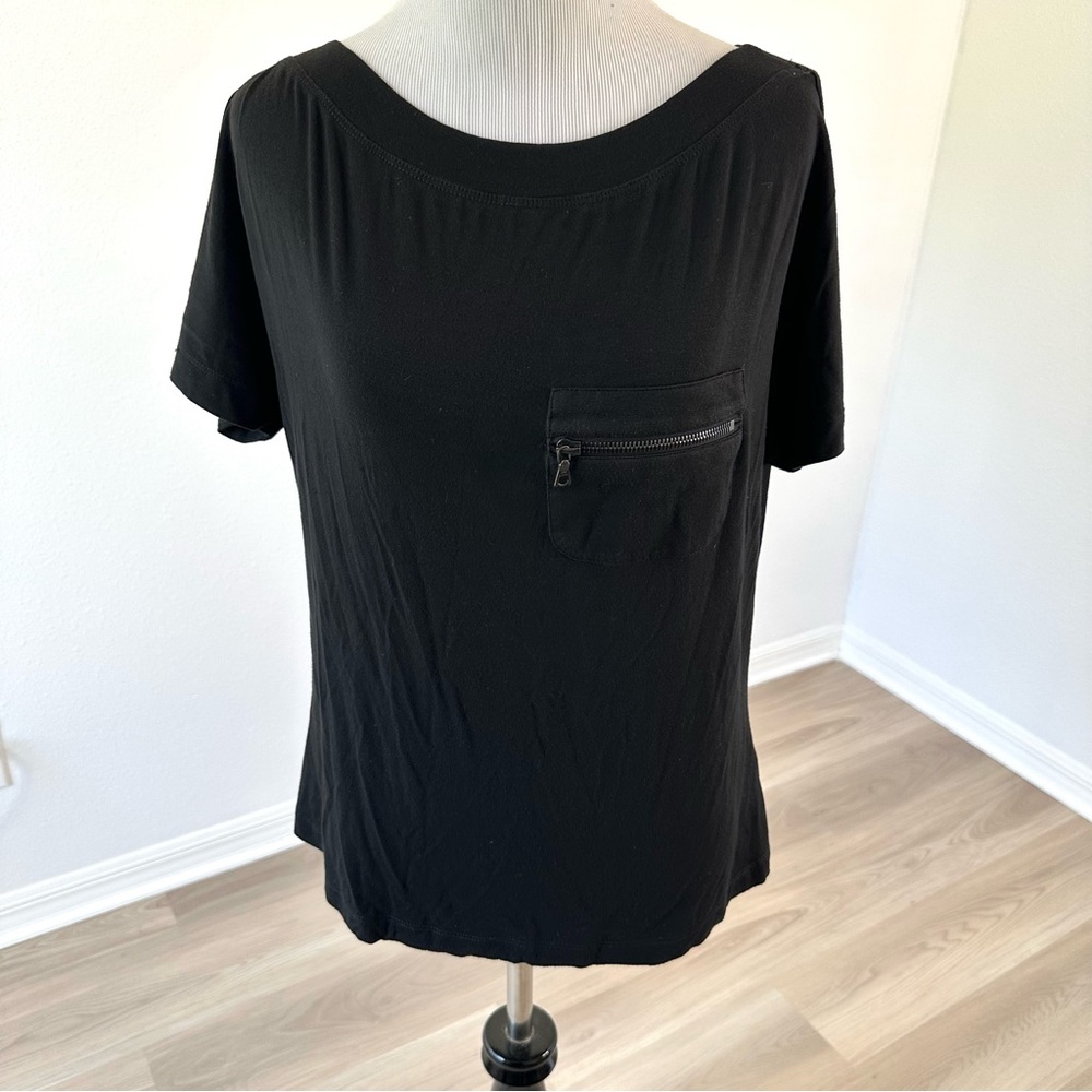 St John Black Tee L
